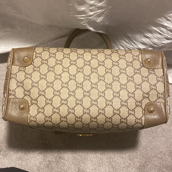 Authentic RARE Vintage Gucci Boston Bag w/authenticity - Picture 5 of 14